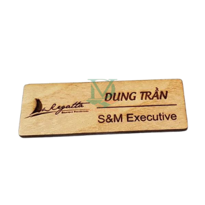 In Bảng tên cài áo