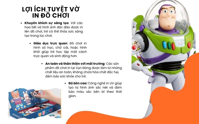 Lợi ích tuyệt vời của In Đồ Chơi