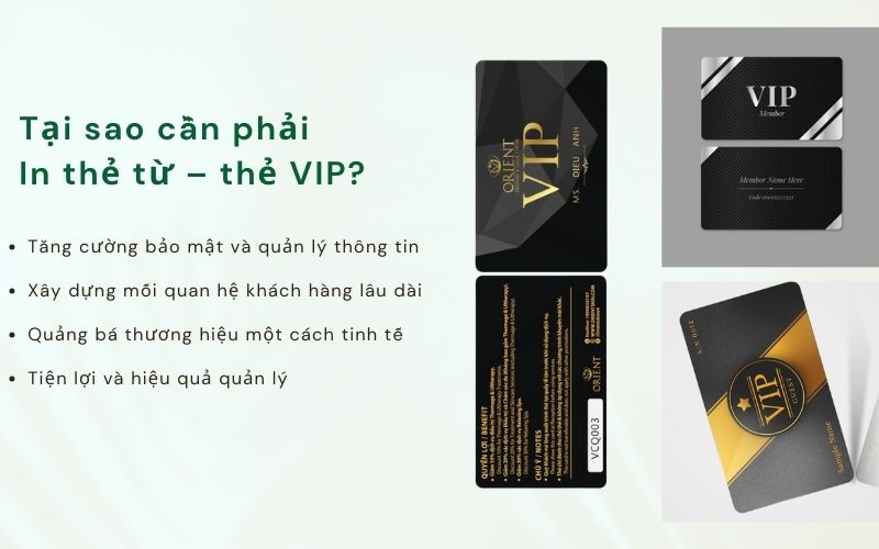 Tại sao cần phải in thẻ từ – thẻ VIP?