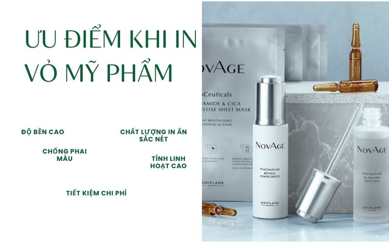 Ưu điểm khi in vỏ mỹ phẩm