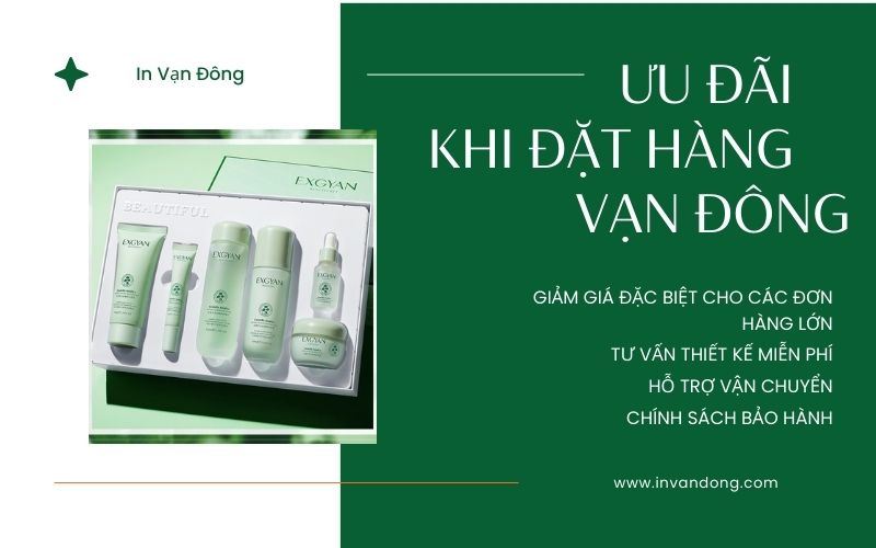 Những ưu đãi dành tặng Quý Khách hàng khi đặt hàng tại Vạn Đông