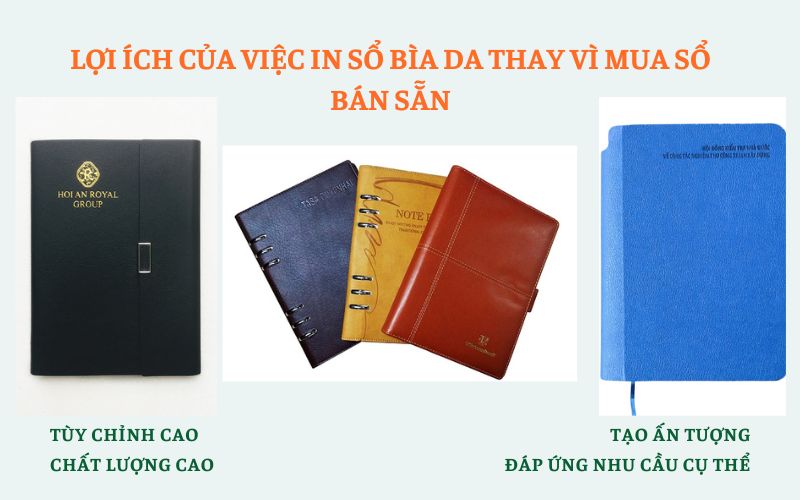 Lợi Ích Của Việc In Sổ Bìa Da Thay Vì Mua Sổ Bán Sẵn