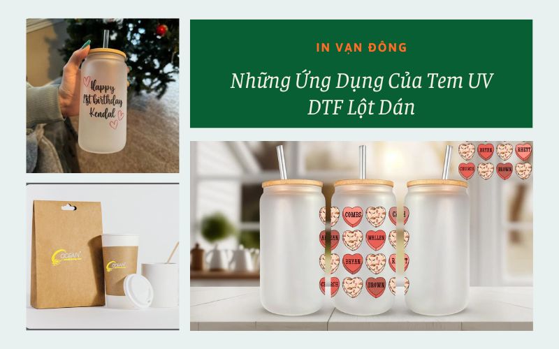 Những Ứng Dụng Của Tem UV DTF Lột Dán