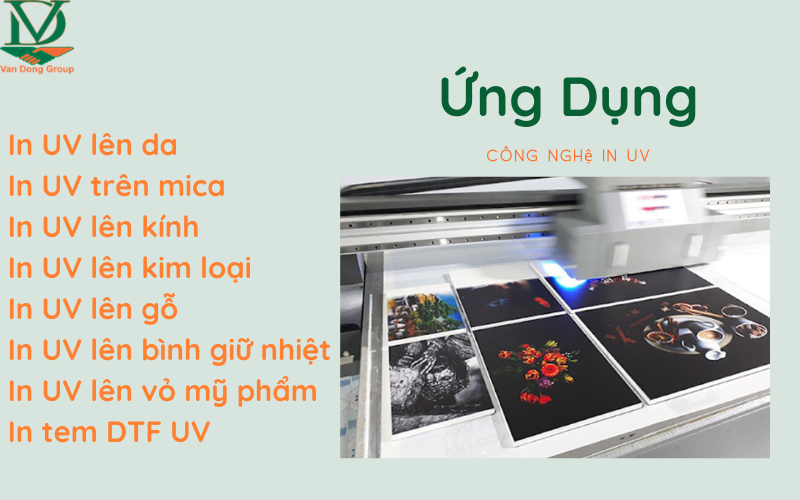 Ứng dụng của công nghệ in UV tại Vạn Đông