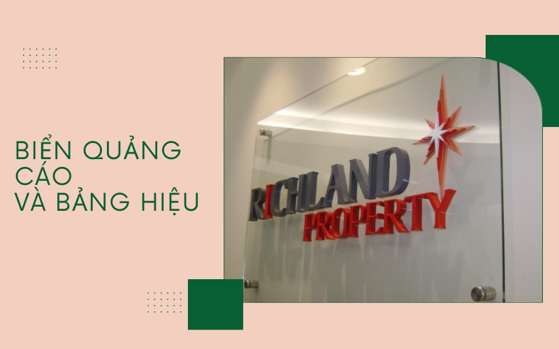 Biển quảng cáo và bảng hiệu
