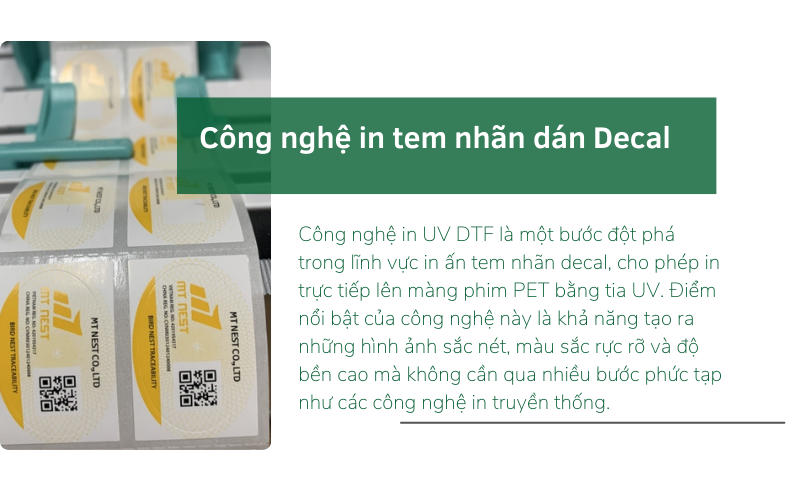 Công nghệ in tem nhãn dán Decal