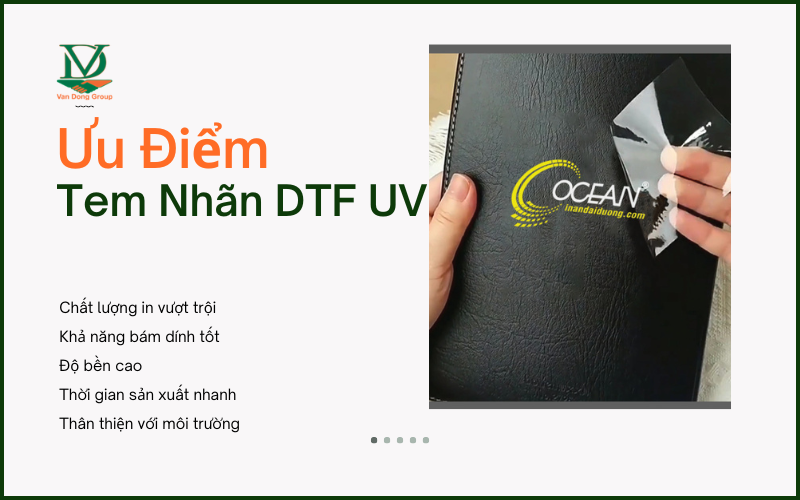 Ưu Điểm Của Tem Nhãn DTF UV