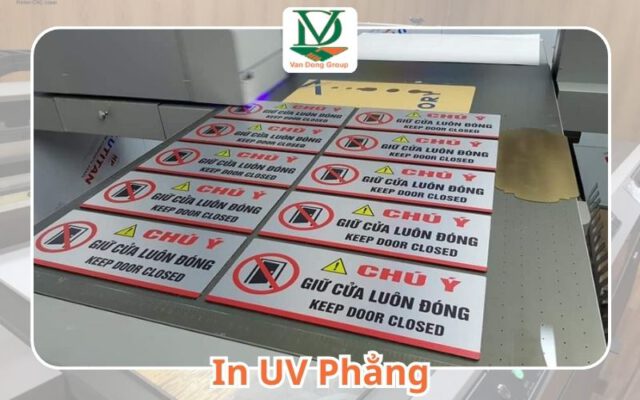 Ứng dụng của In UV Phẳng trên các Vật liệu