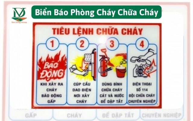 Dịch Vụ In Biển Báo Phòng Cháy Chữa Cháy Giá Rẻ