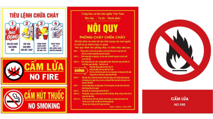 In Biển Báo Phòng Cháy Chữa Cháy