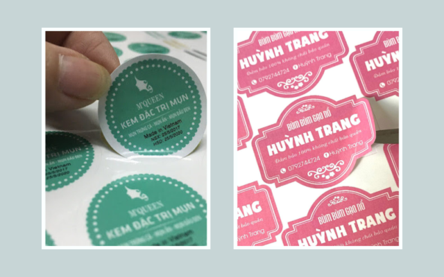 Một Số Chất Liệu Thường Gặp Của Tem Nhãn Decal 