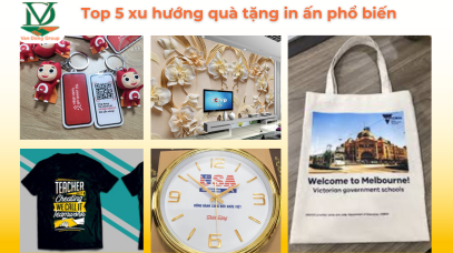 Top 5 xu hướng quà tặng in ấn phổ biến