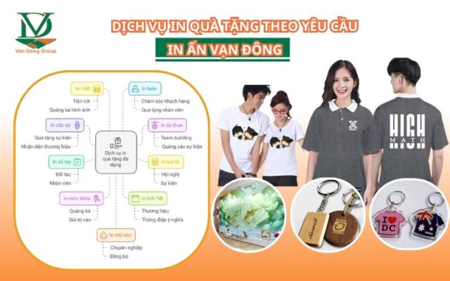 Dịch Vụ In Quà Tặng Theo Yêu Cầu Tại In Ấn Vạn Đông