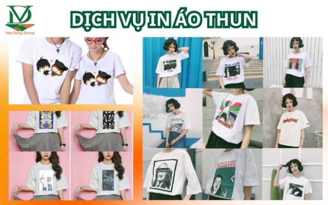 Giới thiệu dịch vụ in áo thun