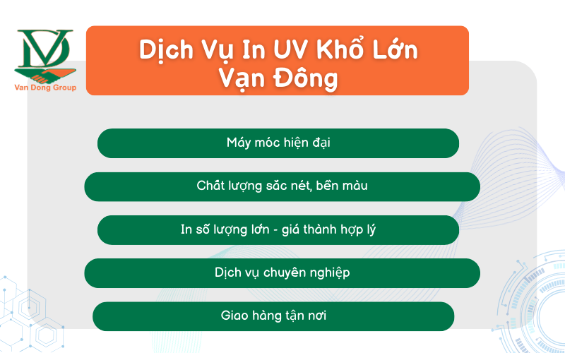 Dịch Vụ In UV Khổ Lớn - In UV Khổ 5 Mét TPHCM