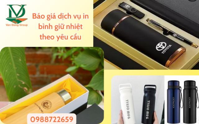 Báo giá dịch vụ in bình giữ nhiệt theo yêu cầu