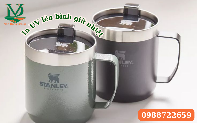 In UV lên bình giữ nhiệt