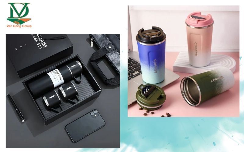 Tổng hợp các mẫu bình giữ nhiệt in logo làm quà tặng đẹp, giá tốt