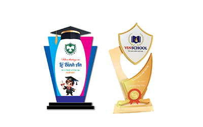 Cúp Gỗ - Mica