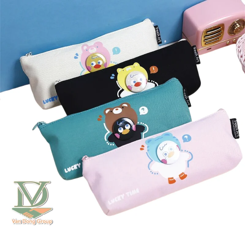 Hộp đựng bút vải canvas