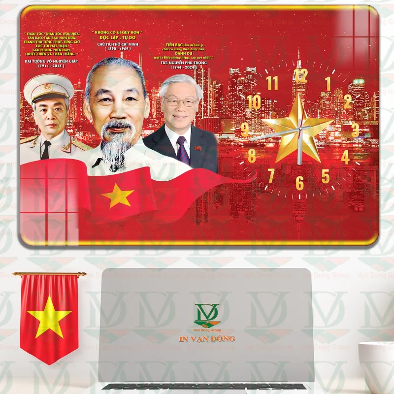 Tranh tráng gương các bậc vĩ nhân Việt Nam